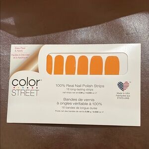 Color Street Bold Orange Nail Strips